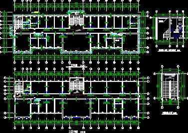 办公楼施工图免费下载 - 建筑户型平面图 - 土木工程网