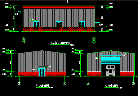 钢结构发电机房建筑施工图纸免费下载 - 工业、农业建筑 - 土木工程网