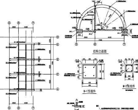 大门钢结构设计图免费下载 - 钢结构 - 土木工程网